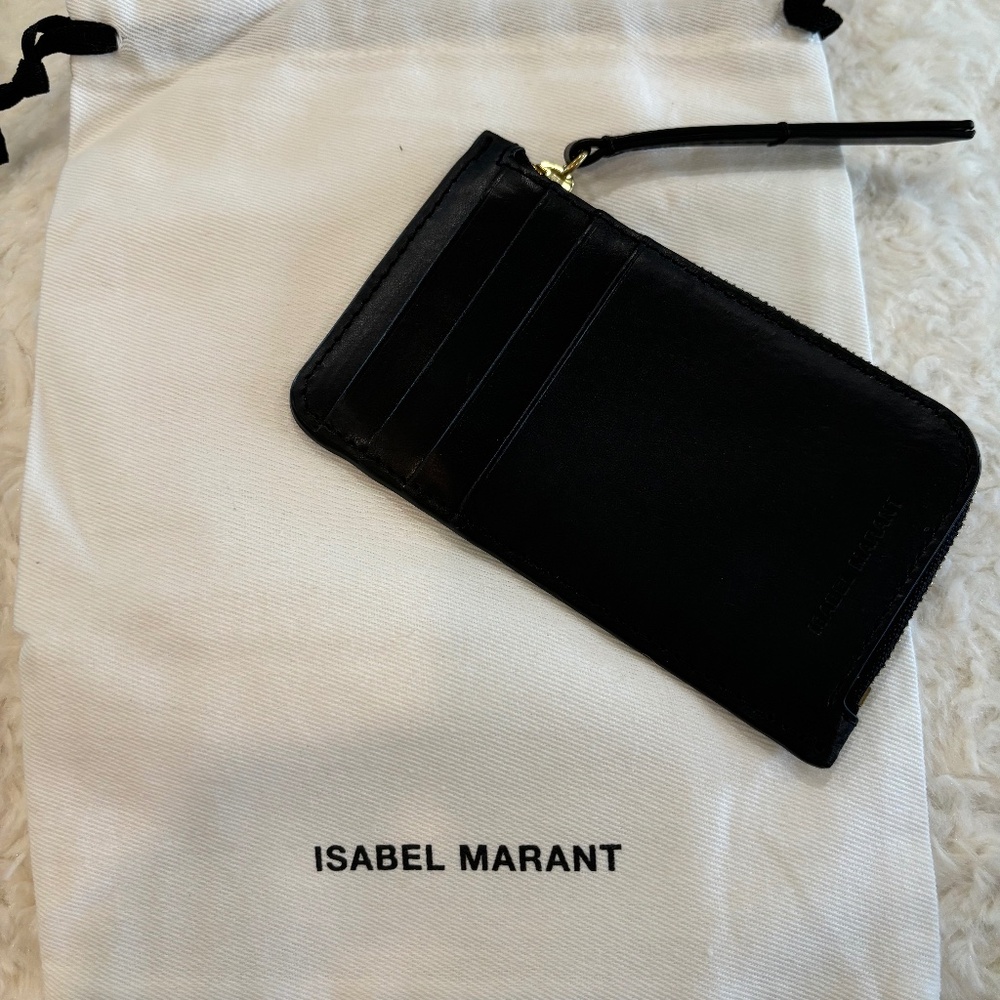 isabel marant nysken cardholder black